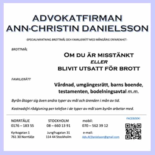 Advokatfirman AnnChristin Danielsson